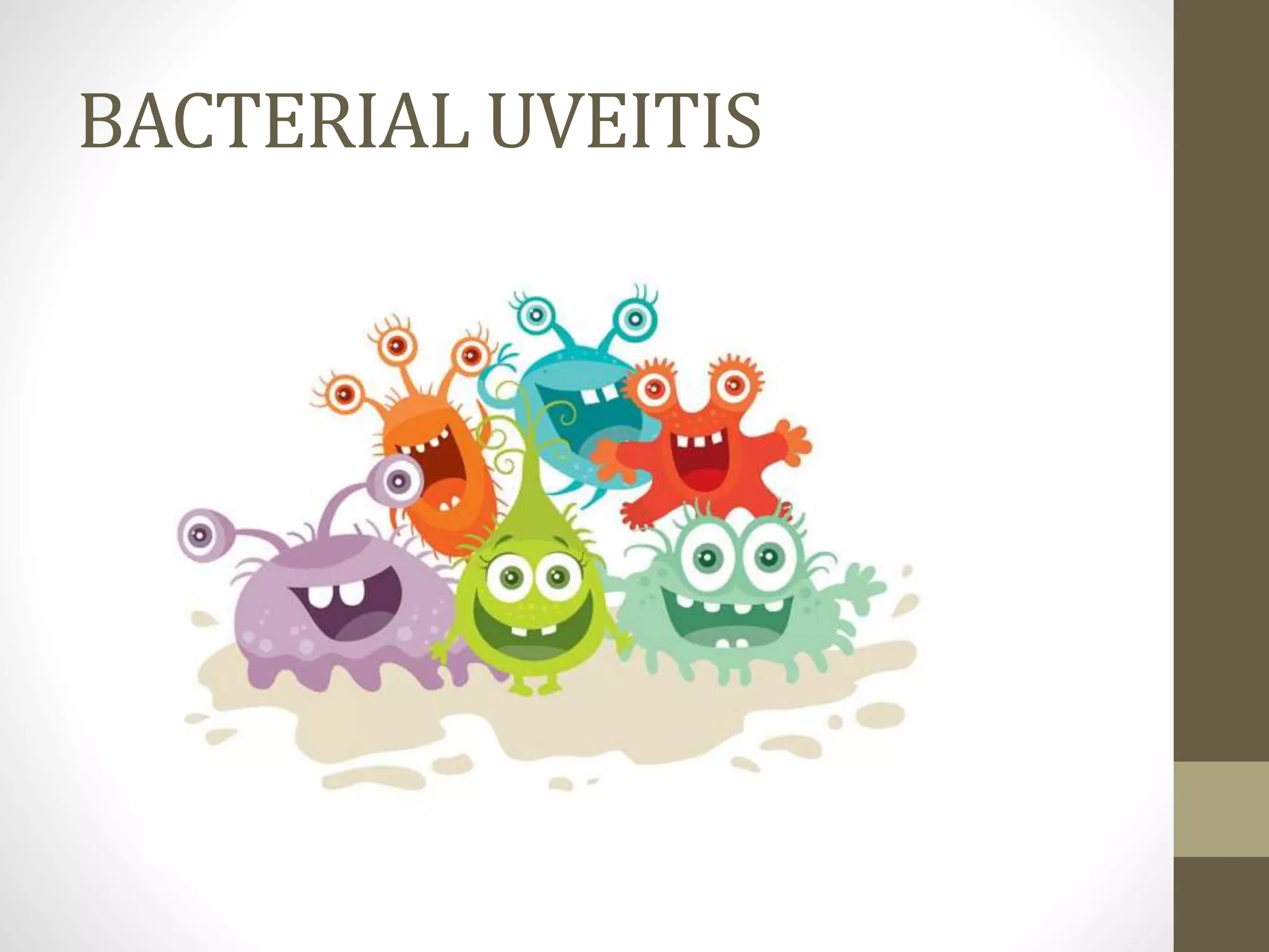 BACTERIAL UVEITIS
 