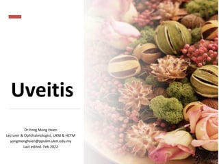 Uveitis: Notes