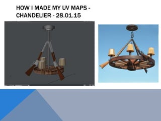 HOW I MADE MY UV MAPS -
CHANDELIER - 28.01.15
I
 