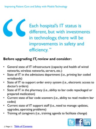 Improving Patient Care and Safety with Mobile Technology | PDF
