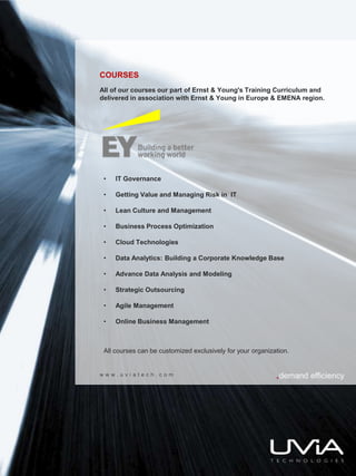 UVIA Technologies On-Site Training