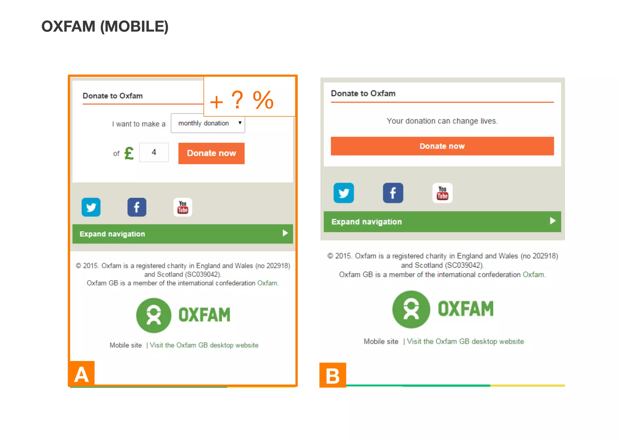 OXFAM (MOBILE)
A
 B
+ ? %
 