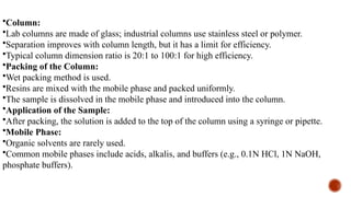 101x2000 Column Method BP701T. INSTRUMENTAL METHODS OF ANALYSIS UNIT-V | PPTX