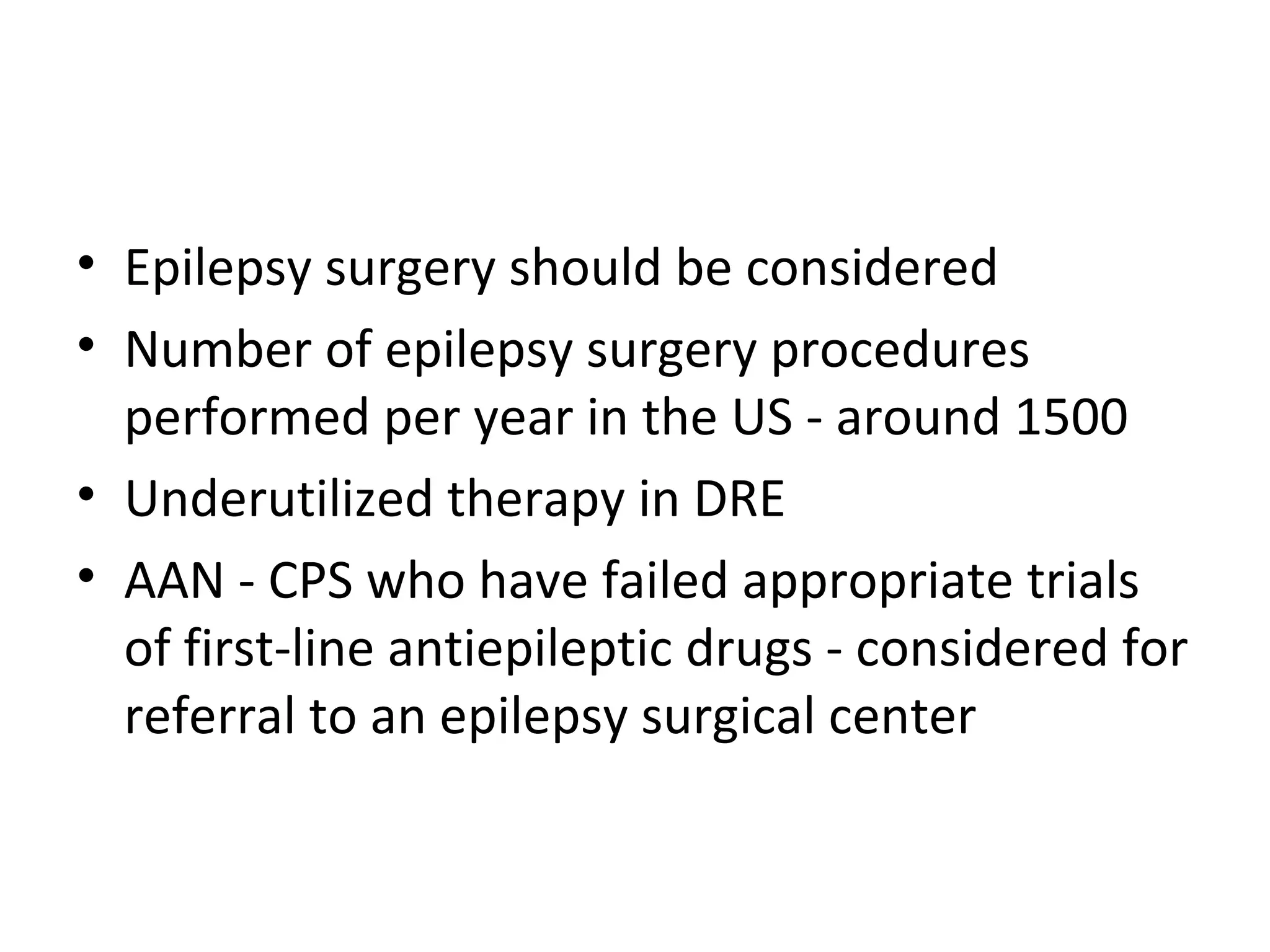 Drug Resistant Epilepsy | PPT