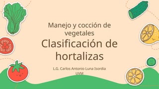 Comprehensive Guide to Vegetable Handling, Cooking, and Classification ...