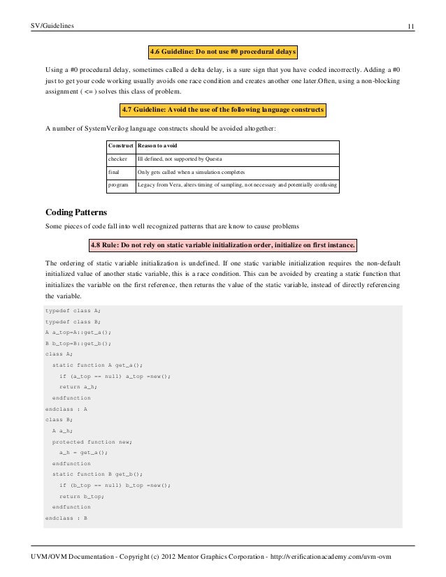 Uvm cookbook-systemverilog-guidelines-verification-academy
