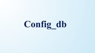 Config_db
 