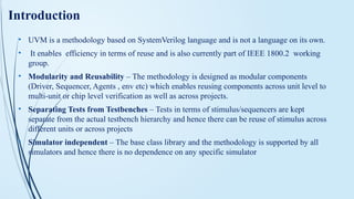 Comprehensive Guide to Universal Verification Methodology (UVM) in ...