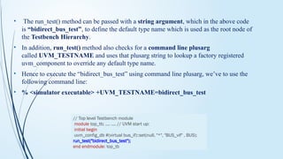 Uvm Test Code Comprehensive Guide to Universal Verification Methodology (UVM) in ...