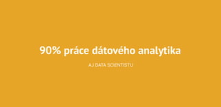 Úvod do dátovej analýzy