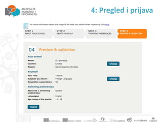 4: Pregled i prijava
 