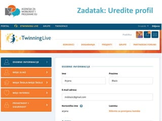 Zadatak: Uredite profil
 