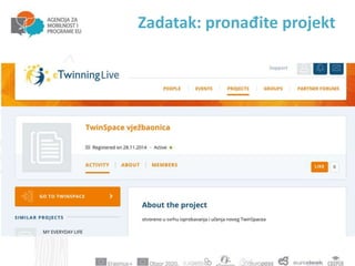 Zadatak: pronađite projekt
 