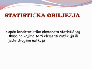 kovarijacija- sličnost, povezanost, međuovisnost