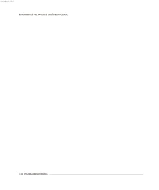 FUNDAMENTOS DEL ANÁLISIS Y DISEÑO ESTRUCTURAL
4-26 VULNERABILIDAD SÍSMICA
almanperez@gmail.com 26 Mar 2017
 