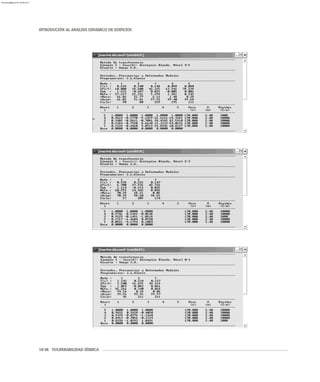 10-36 VULNERABILIDAD SÍSMICA
INTRODUCIÓN AL ANÁLISIS DINÁMICO DE EDIFICIOS
almanperez@gmail.com 26 Mar 2017
 