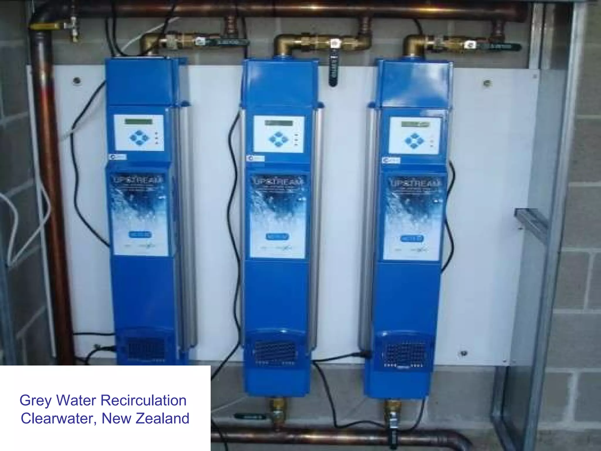 Grey Water Recirculation  Clearwater, New Zealand 