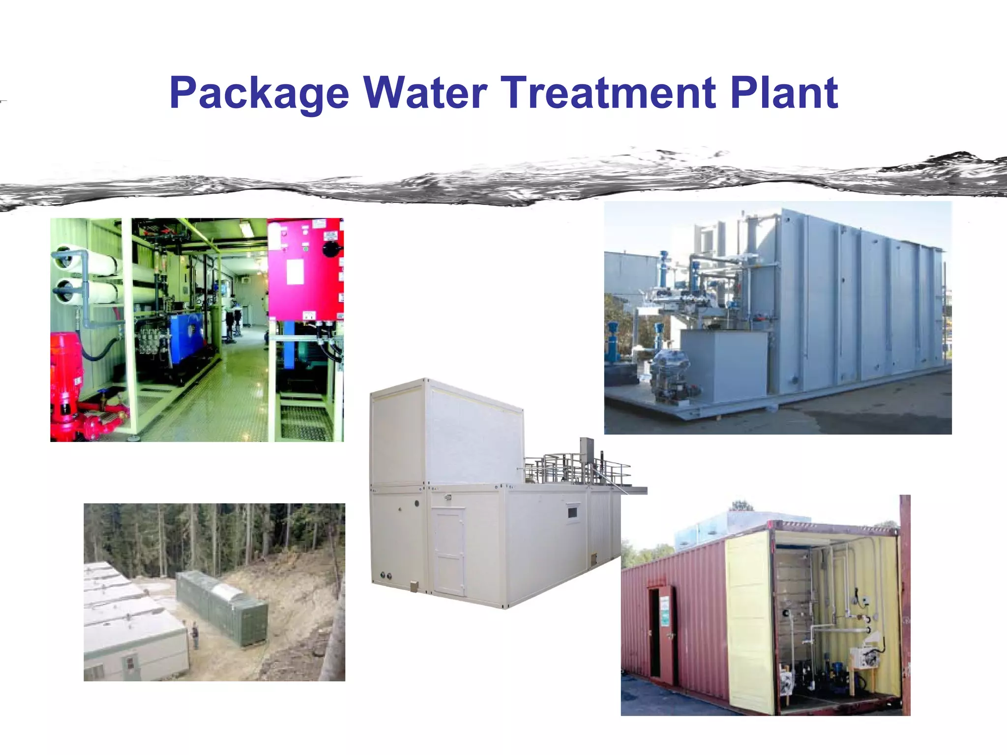 Package Water Treatment Plant 