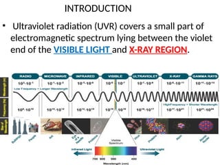 Ultraviolet Rdiation Ultraviolet radiation therapy for physiotherapy | PPTX