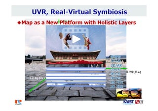 시간축
공간축(경도)
공간축(위도)
Map as a New Platform with Holistic Layers
 