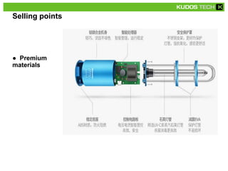 ● Premium
materials
Selling points
 