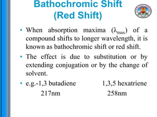 Red Shift In Uv Uv spectroscopy | PPT