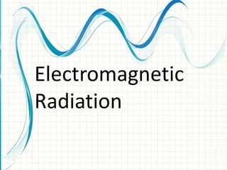 Electromagnetic
Radiation
 