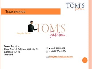 Men and Women Collection by Toms Fashion 