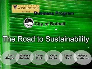 City of Bothell Business Program 