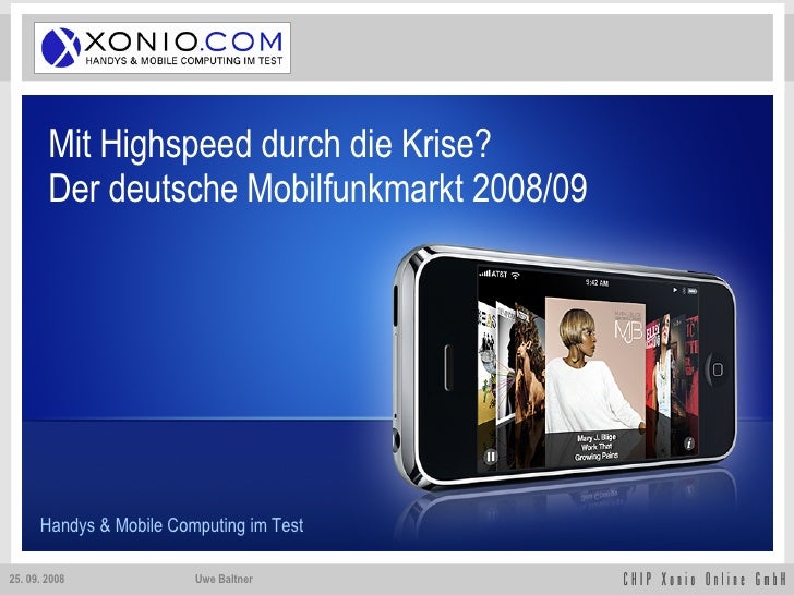 Xonio Prasentation Mobilfunk Und Handy Markt 08 09