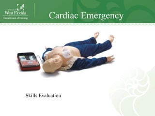Cardiac Emergency




Skills Evaluation
 