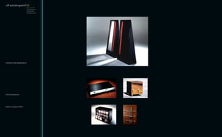 ulf westergaard ID
                      Dianavej 28
                      2610 Rødovre
                      30325487
                      ulfw@privat.dk




Fuldtone båndhøjttalere




Forforstærkere




Opbevaringsmøbler
 