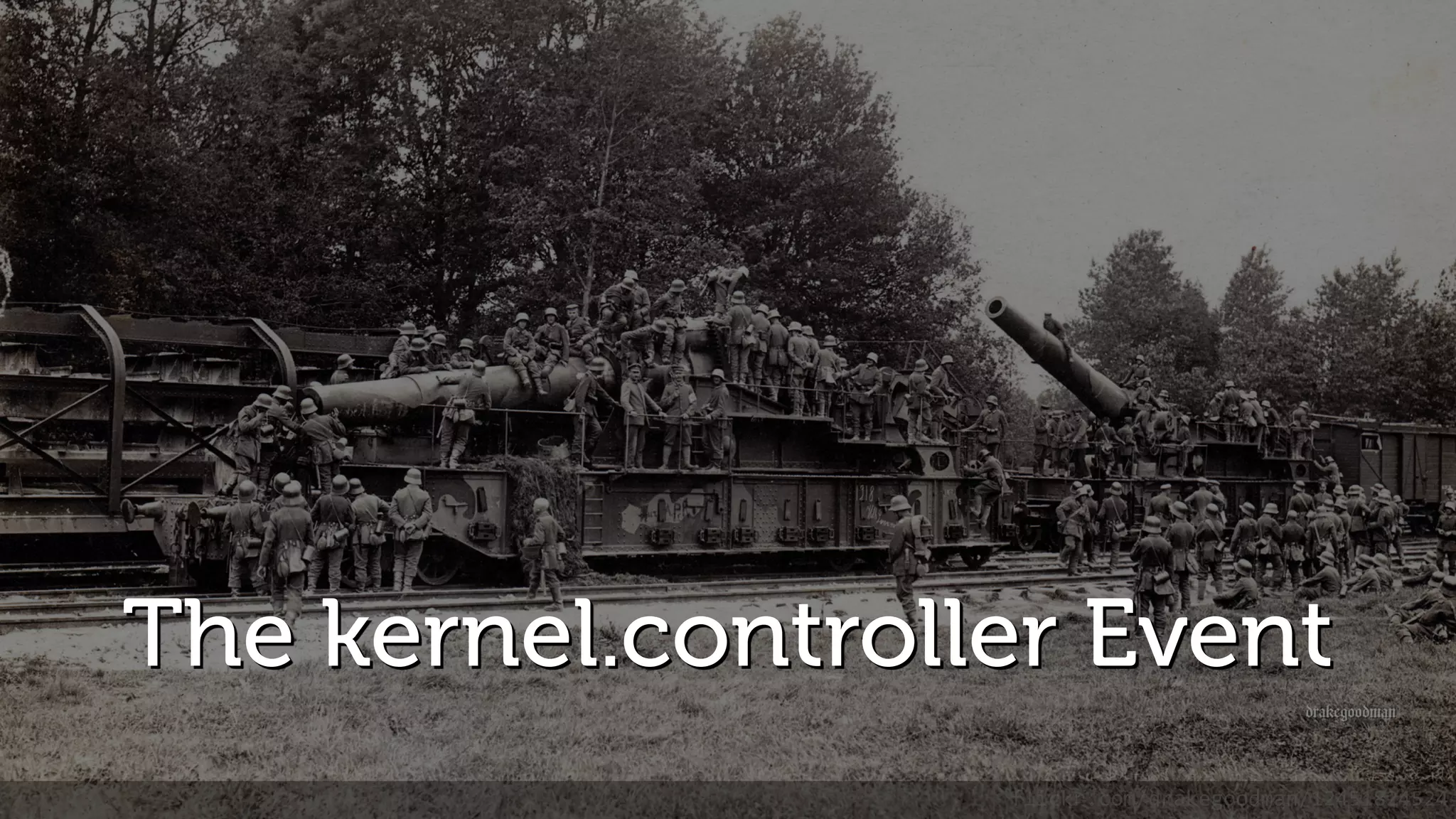 The kernel.controller Event flickr.com/drakegoodman/12451824524 