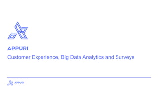 Customer Experience, Big Data Analytics and Surveys
 