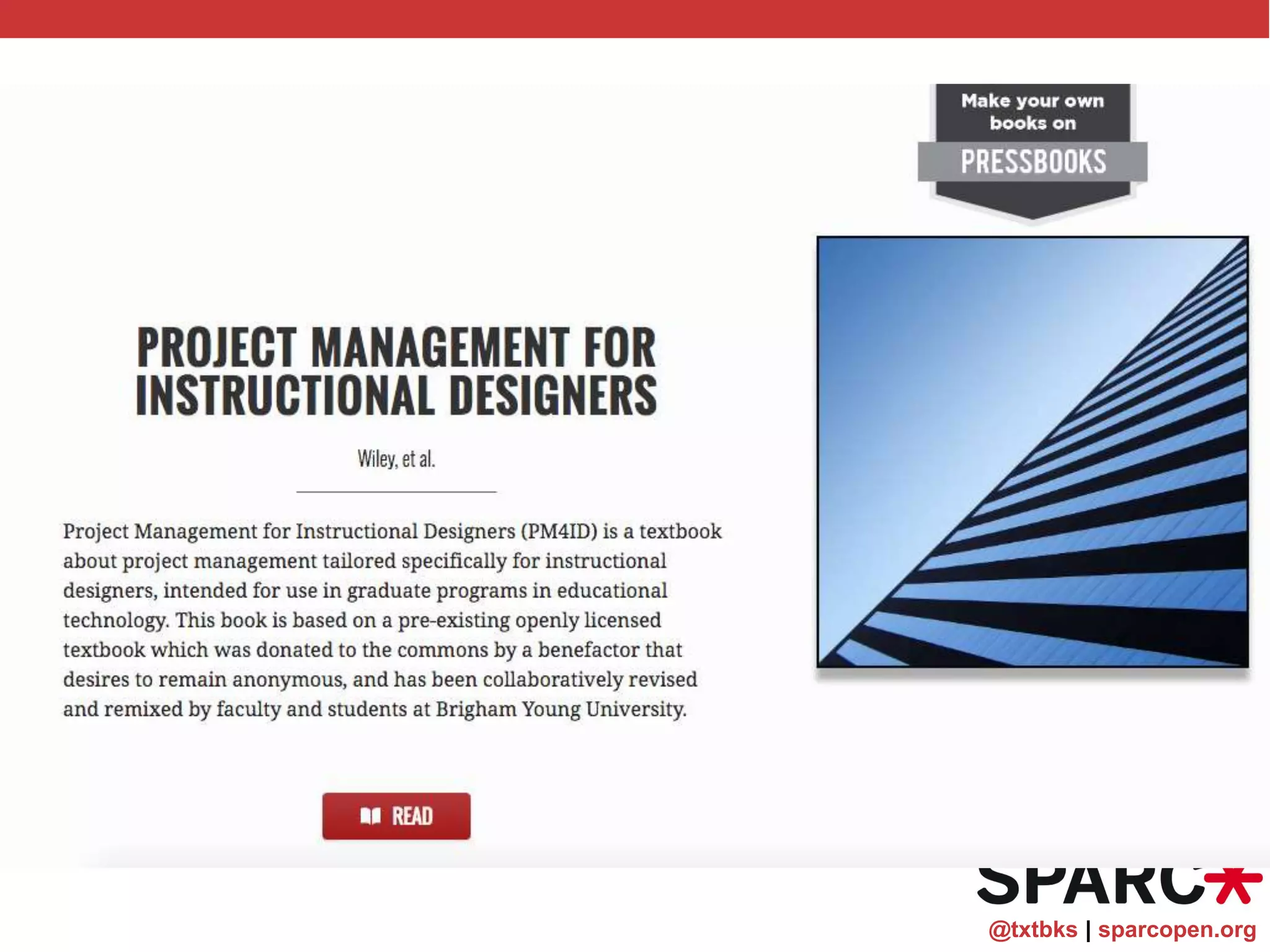 @txtbks | sparcopen.org
 