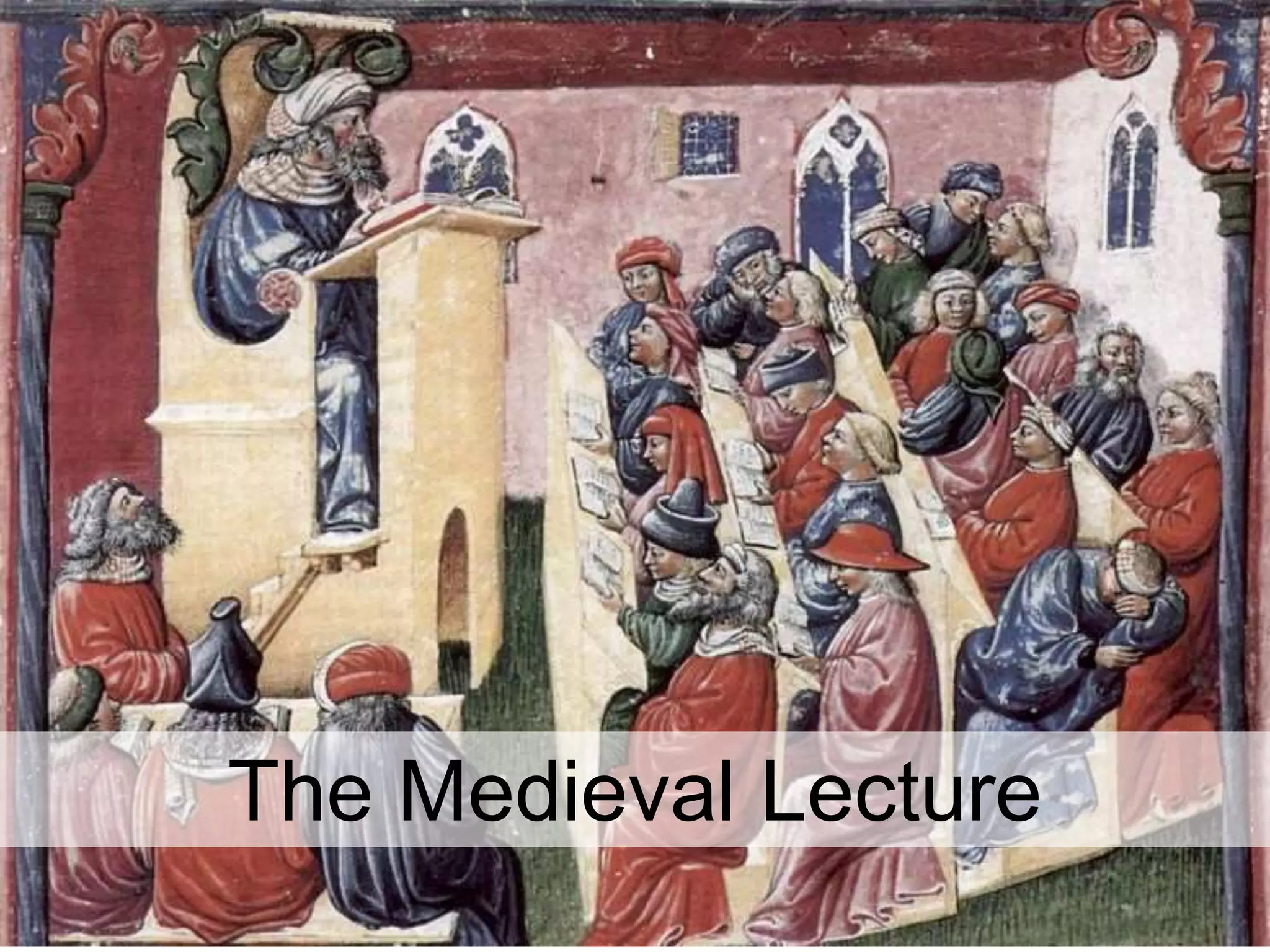 @txtbks | sparcopen.org
http://en.wikipedia.org/wiki/File:Laurentius_de_Voltolina_001.jpg
(public domain)
The Medieval Lecture
 