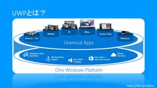 UWPとは？
https://doc.co/nzBEox
 