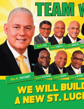 The Manifesto of
THE UNITED WORKERS PARTY 2016 ...Building a new Saint Lucia.36
UWPManifesto
 