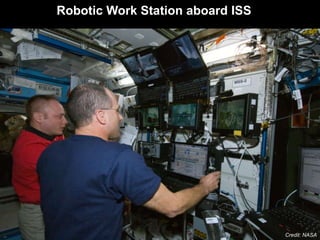 Space Station Assembly
September 14, 2013 7Credit: NASA
Robotic Work Station aboard ISS
 