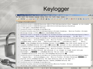Keylogger
 