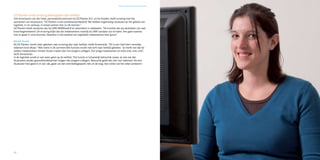 Gezocht en gevonden: 45-plus personeel




OZ Planten vindt ervaring belangrijker dan leeftijd
Ook Annemarijn van der Hoek, personeelsfunctionaris bij OZ Planten B.V. uit De Kwakel, heeft ervaring met het
aannemen van 45-plussers. “OZ Planten is een plantenexportbedrijf. We hebben regelmatig vacatures op het gebied van
logistiek, in- en verkoop. In totaal werken hier nu 68 mensen.”
OZ Planten biedt vacatures aan bij UWV WERKbedrijf én adverteert in vakbladen. “De functies die wij aanbieden zijn zeer
branchegerelateerd. Uit ervaring blijkt dat die medewerkers moeilijk bij UWV vandaan zijn te halen. Het gaat sowieso
niet zo goed in onze branche. Daardoor is het aanbod van logistieke medewerkers heel groot.”

Minder fouten
Bij OZ Planten wordt meer gekeken naar ervaring dan naar leeftijd, meldt Annemarijn. “Dit is een heel klein wereldje;
iedereen kent elkaar.” Met name in de commerciële functies wordt niet echt naar leeftijd gekeken. “Je merkt wel dat de
oudere medewerkers minder fouten maken dan hun jongere collega’s. Een jonge medewerker wil alles snel, snel, snel”,
lacht Annemarijn.
In de logistiek wordt er wel meer gelet op de leeftijd. “Die functie is lichamelijk behoorlijk zwaar. Je ziet ook dat
45-plussers eerder gezondheidsklachten krijgen dan jongere collega’s. Natuurlijk geldt dat niet voor iedereen. Als een
45-plusser heel goed is in zijn vak, gaan we een sollicitatiegesprek niet uit de weg. Dan willen we het zeker proberen.”




42                                                                                                                                       43
 