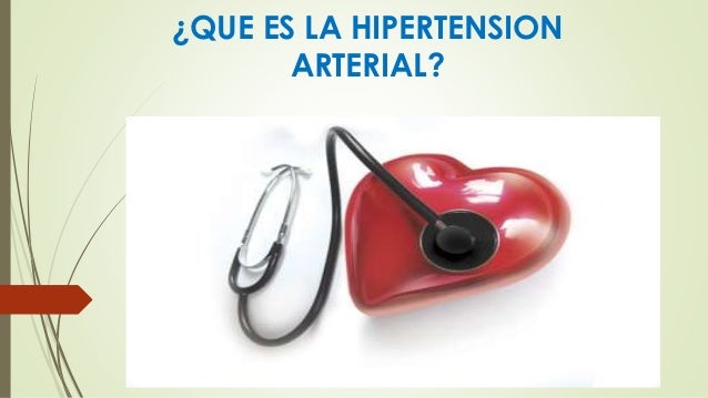 Vivir con historia natural de la hipertensión