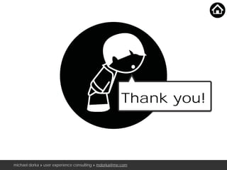 michael dorka » user experience consulting » mdorka@me.com of 8888
Thank you!
 