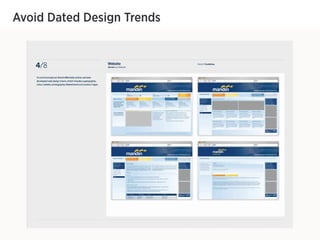 Avoid Dated Design Trends
 