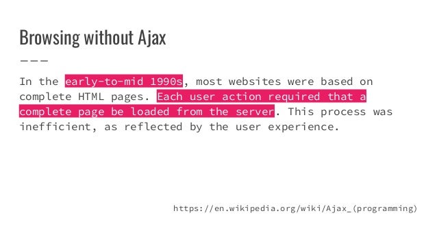 UX - Consistent and user friendly Ajax-setups with feedback.