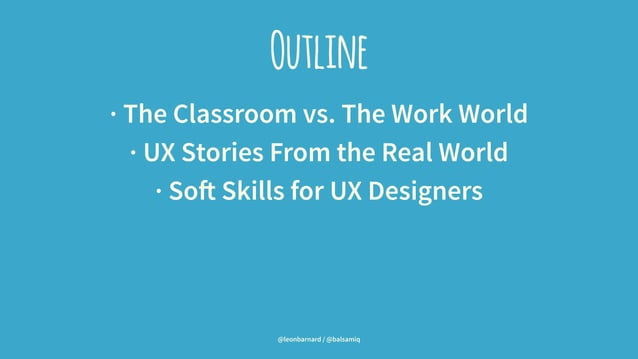 UX Design in the Real World | PPT
