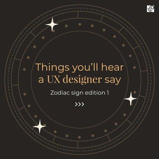 UX Designers & Zodiac Signs