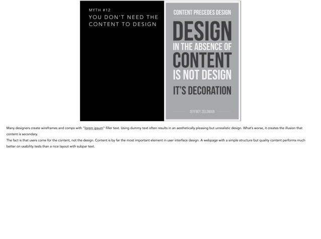 UX Design Myths