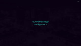 Our Methodology
and Approach
 