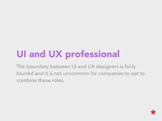 Front-end
Very short explain: Front-end is the guy that will implement the Layout
created by Interface Designer and will study and apply the project
specs explained in wireframe designed by Information Architecture.
 